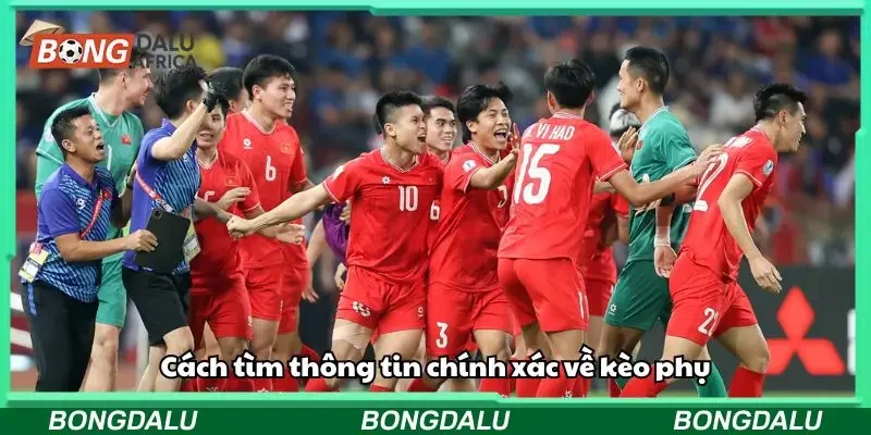 Các cách tìm kiếm thông tin kèo phụ chính xác